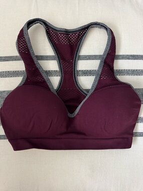 PINK by Victoria’s Secret Seamless Racerback Sports Bra - Deep Plum
